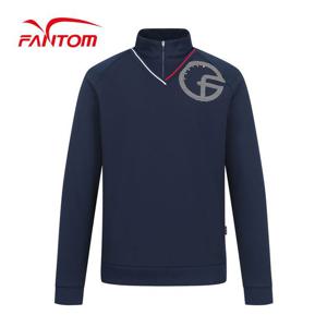 [팬텀] 남성 레이어드 이중넥 긴팔 티셔츠