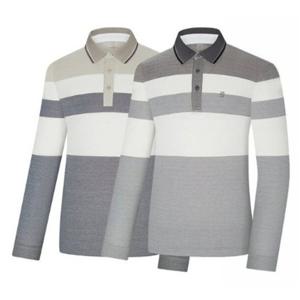 [콜핑]LD08 남자 봄/여름 우수한탄성 흡습속건 기능성 하이쿨 긴팔카라티 KVT4358M