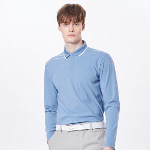 [볼빅어패럴] 남성 골프 에센셜 PQ 요꼬에리 긴팔 티셔츠 VMTSO292_DU