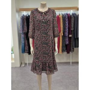 벨리시앙 세이브존07 꽃문늬  쉬폰 원피스 OP4232