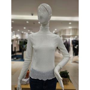 [포커스] 포커스 물결 레이스 시스루 블라우스 FS5A7TS00078