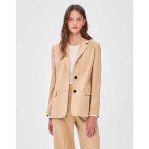 질스튜어트 뉴욕 여성 24FW SET UP울 96% 베이지 싱글버튼 클래식 테일러드 자켓 JSJA4D340I2