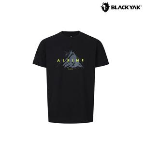 남여공용 여름 기능성 라운드 알파인 그래픽 반팔티 (4 color)1BYRTMU920ELGD