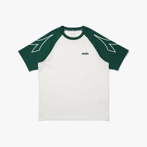 [디아도라] 벤토 래글런 반팔 티셔츠 OFF WHITE