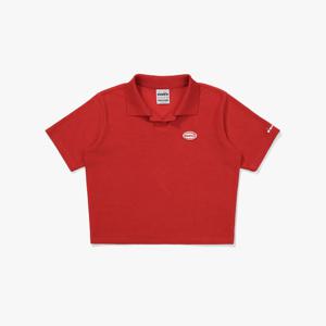 [디아도라] 테리 카라 반팔 티셔츠 RED