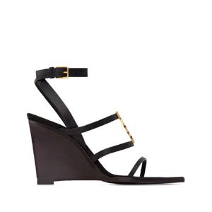 26 SS 생로랑 카산드라 스트래피 웨지 샌들 90mm 821090DWEDD TP439280333