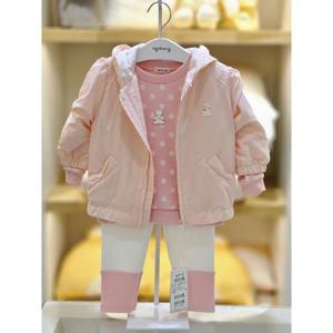 아가방 세이브존02 핑크 토끼 화섬점퍼 02s525051