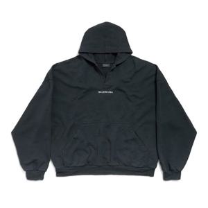 발렌시아가 백 페이디드 플리스 후드티 827939 TTVJ2 1569