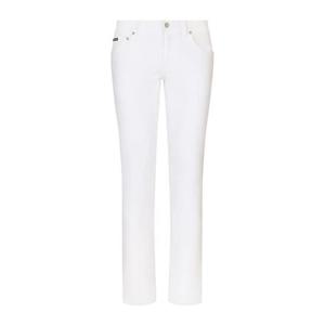 26 SS 돌체앤가바나 로고 장식 스트레치 코튼 스키니 진 GY07LDG8JR8 TP432471355