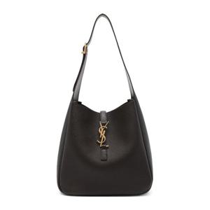 생로랑 골드 로고 브라운 가죽 숄더백 850533 AAAUQ2877