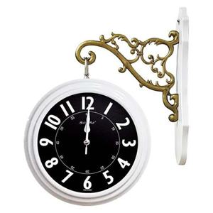 GB2306 교육용 양면 벽시계 화이트 블랙 제조한국 양면시계 인테리어시계 벽시계 유아동시계 교육용시계