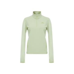 아이더 WEATHER FLEX (웨더 플렉스) 여성 리드 짚업 티셔츠_Yellow Green DWU25222G5 282718