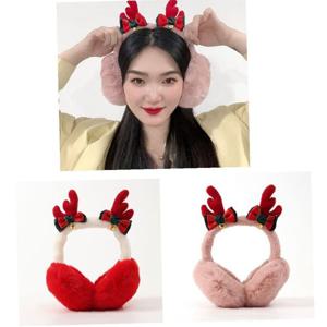 쫑긋 귀여운 루돌프 퍼 귀마개 여성 보온 패션 접이식