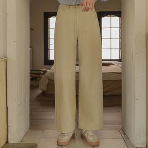 [저스트원] 뮤트컬러 히든밴딩 와이드팬츠(숏/롱)