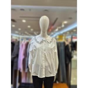 부루앤쥬디 세이브존03 부루앤쥬디 플라워핀 리본 블라우스 AQBBSCBL001CA