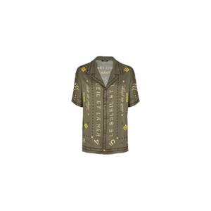 26 SS 발망 반소매 패턴 셔츠 GH0HN130VI80 TP451043045