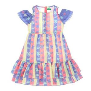 [베네통키즈]멀티플레이우븐원피스(QAOP23531