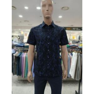 크로커다일 세이브존05 신규 P100 소프트 프린트 반소매 반팔 남방 AAWS2422 39