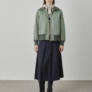 올리비아로렌 H 맞주름 포인트점퍼 VVBKA5S1391