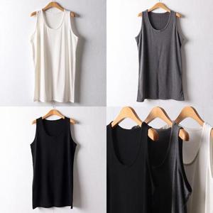 [강물처럼]위쉬몰 WW 보들보들기모롱나시(4046H312) 빅사이즈 (1