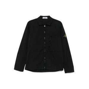 25FW 스톤 아일랜드 반팔 셔츠 K2S151200003S0010V0029 BLACK DOM