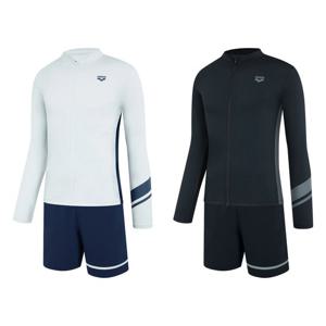 (아레나) A5BM1PC05-JD 에센스 레귤러핏 집업 래쉬가드 세트