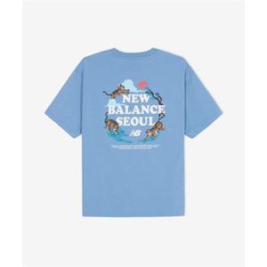 뉴발란스 NBNEG1A063 UNI NB 서울 타이거 반팔티 (LIGHT BLUE) NBNEG1A063_51 317368