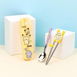 [릴팡]릴팡 포켓몬 킨더 스텐 젓가락 스푼케이스 3P세트 (2단계) / PK8565