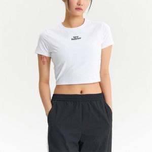 뉴발란스반팔티 OQK NBNEE2W422-10 여성 세미크롭 타이트 반팔티 (SLIM FIT)