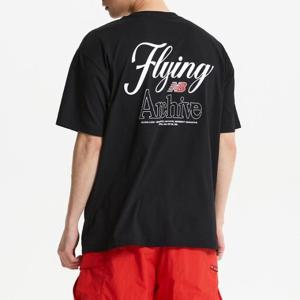 뉴발란스반팔티 LQJ NBNEF21513-19 UNI FROZEN 플라잉 레터링 반팔티 (SEMI OVER FIT)