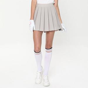 [홀릭앤플레이] (여성)뒷밴딩 이중 플리츠옆트임 장식 큐롯_HE2WCU007