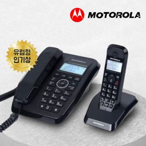 모토로라유무선전화기 SC250A 블랙/자동응답/녹음