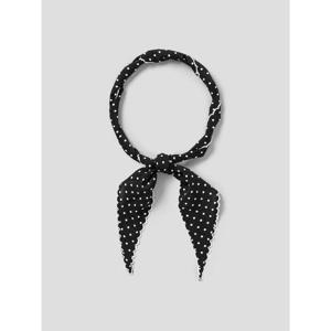 (356384AM55) [에잇세컨즈] 도트 스칼럽 티핑 삼각 스카프  블랙