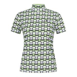 [파리게이츠] 여성 로고패턴 스트레치 반팔티 521E2TI407_GN