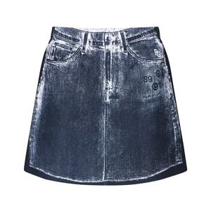 [파리게이츠] 여성 데님 프린팅 밴딩 스커트 521E2PNA83_NA