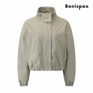 [보니스팍스] 백 셔링 밴딩 집업 점퍼 (XQ3JP001M0)