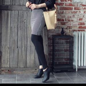 레깅스 스커트 치마 DJJ8104 체크 미니