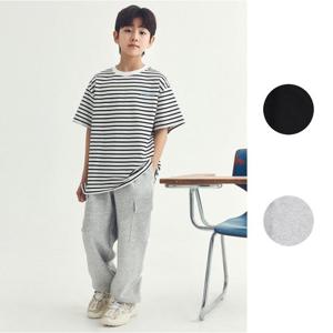 탑텐키즈 MKF1PT1203 남아 더블니트 카고 조거 스웨트팬츠