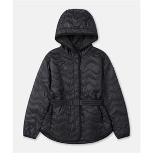 코오롱스포츠 KOLON SPORT 여성 키퍼 벨티드 후드 패딩 재킷 TVJJS26402BLK 387541