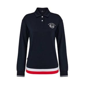 [와이드앵글]여성 골프 CO 배색 포인트 폴로 스웨트셔츠 L(WWP26251N9)