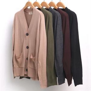 [강물처럼]빅사이즈사랑해요 6559L110 버튼 포인트 가디건 RM (7