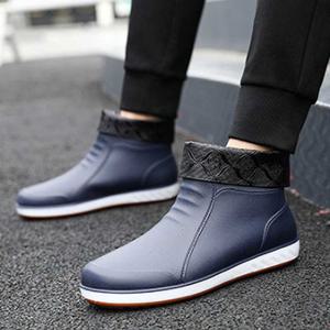 어르신 아버지 신발 남성 캐주얼화 레인 부츠 장화