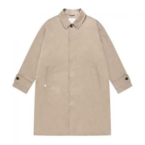 커버낫 오버핏 래글런 싱글 코트 베이지 395236