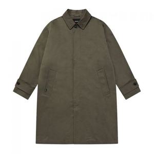 커버낫 오버핏 래글런 싱글 코트 카키 395237