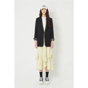 [럭키슈에뜨]투버튼 싱글 봄 자켓 LQJAX26320BKX