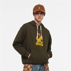 캉골 캐릭터 로고 후디 5163 카키 380253