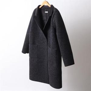 [강물처럼]빅사이즈사랑해요 F813L112 카라더블버튼울코트 BG (7