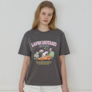 [아워호프] 캐롯 래빗 티셔츠 - Charcoal [HK26SP-TS31-CHA]