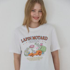 [아워호프] 캐롯 래빗 티셔츠 - White [HK26SP-TS31-WHI]