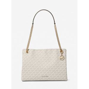 마이클코어스 크리스티나 크로스바디 미디엄 - MK 시그니처 35S6G8WM6B2605 라이트 크림 멀티